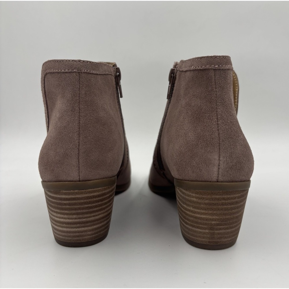 NEW Lucky Brand LK-Bahrie Oiled Suede Dusty Rose Bootie Women's Size 7.5 - Picture 3 of 11